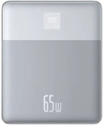 Baseus Acumulator Extern 2x Type-C, 65W, 12000mAh + Cablu USB-C - Baseus (P10063801S13-00) - Argintiu