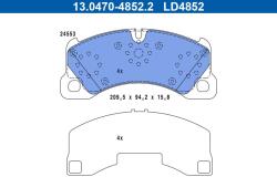 ATE set placute frana, frana disc ATE Ceramic 13.0470-4852.2 (13.0470-4852.2)