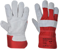 Portwest prémium bőrkesztyű - Piros - 2XL (A220RERXXL)