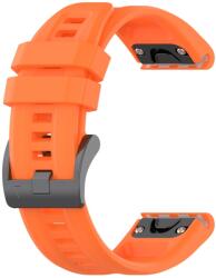 SZILIKON szíj Garmin Fenix 7S Solar narancshoz