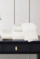 Tivolyo Home STELLA törölközőkből és fürdőlepedőkből álló ajándékcsomag, 3 db Fehér / White Szett (kis, 30 x 50 cm-es törölköző, klasszikus 50 x 100 cm-es törölköző, 75 x 150 cm-es fürdőlepedő)