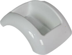  Műanyag domború tál fehér FOCUS M8, 5x23x17cm