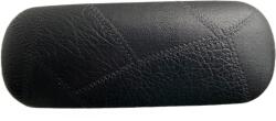 Cyrax Etui ochelari piele ecologica, 16 x 6 x 4 cm, Negru Leather (Toc3NEGRU)