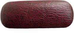 Cyrax Etui ochelari piele ecologica, 16 x 6 x 4 cm, Rosu bordo (Toc3ROSU)