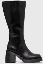 Vagabond Shoemakers bőr csizma BROOKE fekete, női, magassarkú, 5644.101. 20 - fekete Női 41