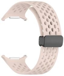 gigapack Pótszíj (egyedi méret, szilikon, lyukacsos, légáteresztő) RÓZSASZÍN Samsung Galaxy Watch Ultra eSIM 47mm (SM-L705) (GP-163515)