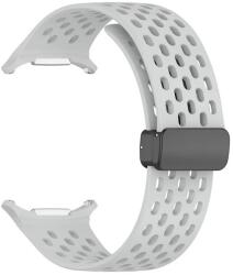 gigapack Pótszíj (egyedi méret, szilikon, lyukacsos, légáteresztő) VILÁGOSSZÜRKE Samsung Galaxy Watch Ultra eSIM 47mm (SM-L705) (GP-163518)