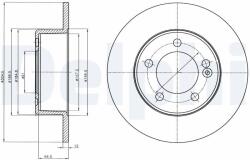 DELPHI Disc frana DELPHI BG4321 - centralcar