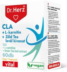 Dr. Herz CLA + L-karnitin + Zöld tea kivonat kapszula - 60db - biobolt