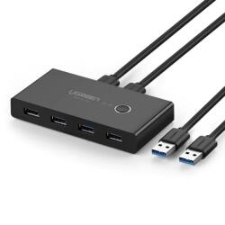 UGREEN KVM USB 3.0 Sharing Switch - 2 Bemenet - 4 Kimenet (30768B)