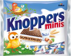 Storck Knoppers Minis töltött ostya kakaós tejbevonóval félig mártva 200 g