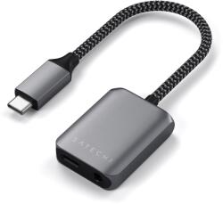 Satechi USB-C to 3, 5mm Audio and PD Adapter - Space Grey (ST-UCAPDAM)