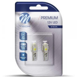 m-tech T10 LED P 5x5050 SMD Can-Bus fehér színű pár (72LB321W) (72LB321W)