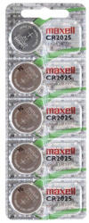 Maxell Gombelem CR2025 5db-os