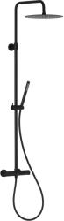 Armatura Moza Premium set de duș perete cu termostat cu duș de ploaie negru 5736-921-81 (573692181)