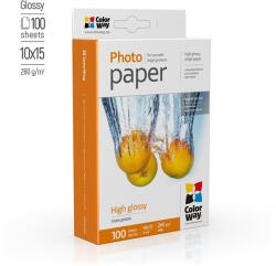  COLORWAY Fotópapír, magasfényű (high glossy), 260 g/m2, 10x15, 100 lap (PG2601004R) - tobuy