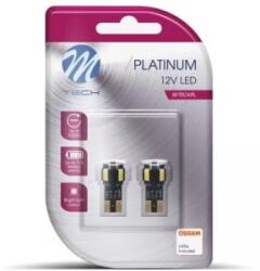 m-tech T10 LED 4x5630 SMD+1HP fehér színű, pár (72LB804W) (72LB804W)