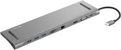 Sandberg USB-C dokkoló, USB-C 10-in-1 Docking Station