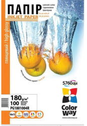 COLORWAY Fotópapír, magasfényű (high glossy), 180 g/m2, 10x15, 100 lap - tobuy