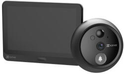 EZVIZ HP4 kültéri vezeték nélküli kukucskáló csengővel 4, 3 hüvelyk, kétirányú video hívás, csengő, 4600 mAh, 512G - tobuy