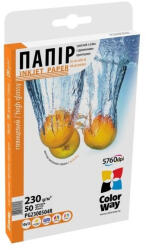  COLORWAY Fotópapír, magasfényű (high glossy), 230 g/m2, 10x15, 50 lap - tobuy
