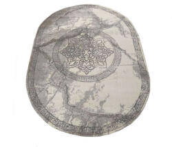 Vista Szőnyeg Modern Dy. VISTA 04 szürke rozetta ovális 200 x 290 cm