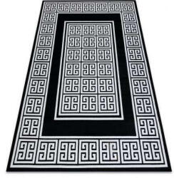 Gloss Kab. Modern GLOSS szőnyeg 6776 85 elegáns, görög fekete / elefántcsont 200x290 cm