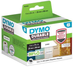DYMO Tartós etikett címke 25mmx89mm 700db/tekercs (1933081, 2112285) (2112285) - pepita