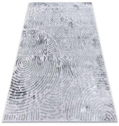 Modern MEFE szőnyeg 8725 Körök ujjlenyomat - szürke 160x220 cm (AT2681)
