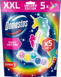 Domestos Power 5 Magic Unicorn WC-frissítő blokk 5 x 50 g - ecofamily
