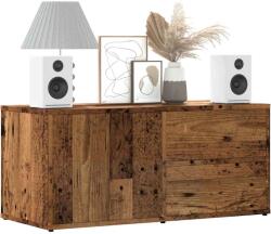 vidaXL antik fa színű szerelt fa TV-szekrény 80x34x35, 5 cm (856010)