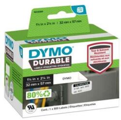 DYMO Tartós etikett címke 57mmx32mm, 800db/tekercs (1933084, 2112289)