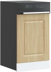 vidaXL mosogatógép panel Kalmar sonoma tölgy 45x1, 5x67 cm gépi fa (853650)