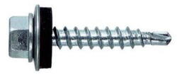 STARK FIX Surub autoforant STARKFIX, cu cap hexagonal si saiba EPDM, pentru metal, 4, 8x25, zincat, 250buc (281426)