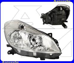 RENAULT CLIO 3 2005.10-2008.12 Fényszóró jobb (H7/H7) króm házas (motor nélkül) DEPO 551-1156R-LD-EM