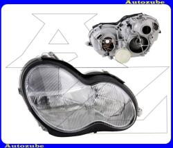 MERCEDES C W203 2000.06-2004.03 Fényszóró jobb "4 ajtós és Kombi" (H7/H7) bordás üveges, motor nélkül DEPO /RENDELÉSRE/ 440-1124R-LD-E