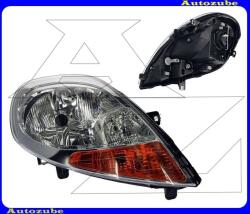 NISSAN PRIMASTAR 2006.08-2014.01 /X83/ Fényszóró jobb, króm házas, sárga indexes (H4) (motor nélkül) DEPO 551-1167R-LDEMY