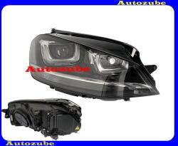 VW GOLF 7 2012.10-2016.10 /5G/ Fényszóró jobb Bi-XENON (D3S/H7/H21W) kanyarkövetős, nappali fénnyel, motorral (izzó és elektronika nélkül) VALEO 044924