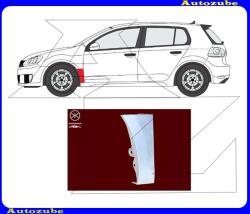 VW GOLF 6 3/5ajtós 2008.10-2012.09 /5K/ Első sárvédő hátsó alsó rész bal (javítólemez) KLOKKERHOLM 9534335