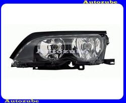 BMW 3 E46 2001.09-2006.07 Fényszóró bal "Coupe/Cabrio 2003.02. -ig " (H7/H7) fekete házas, motorral DEPO /RENDELÉSRE/ 444-1133L-LDEM2