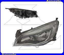 OPEL ASTRA J 2012.09-től /P10/ Fényszóró bal (H7/H7/W21/5W) fekete díszléccel, nappali fénnyel, motorral TYC 20-12190-25-2