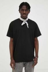 G-Star pamut póló fekete, sima - fekete XXL - answear - 20 990 Ft