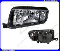 Skoda FABIA 1 1999.08-2004.07 /6Y/ Fényszóró bal fekete házas (H7/H3) (motor nélkül) DEPO /RENDELÉSRE/ 665-1105L-LDEM2
