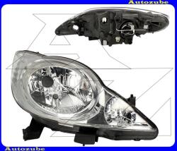 PEUGEOT 107 2005.03-2012.03 Fényszóró jobb (H4) (motor nélkül) DEPO 550-1139R-LD-EM
