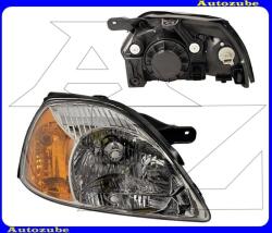 KIA RIO 1 2002.09-2005.06 /DC/ Fényszóró jobb (H4) sárga indexes (motor nélkül) DEPO 223-1114R-LDEMY