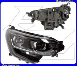 RENAULT MEGANE 4 2016.03. -2020.09 Fényszóró jobb (H7/H7/LED) alul nappali fénnyel, fekete betéttel, motor nélkül VALEO 046751