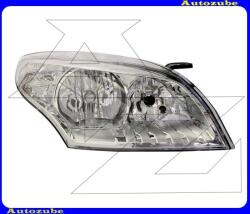 RENAULT MEGANE 3 2008.10-2012.03 Fényszóró jobb króm házas, nappali fénnyel (2xH7/P21W) motorral TYC 20-11875-05-2