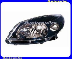 DACIA SANDERO Stepway 1 2009.10-2012.09 Fényszóró bal (H4) fekete házas kézi/elektromos állítású is. DEPO 551-1170L-LDEM2