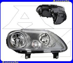VW TOURAN 1/1 2003.04-2006.11 /1T/ Fényszóró jobb króm házas (H7/H1) (motor nélkül) "VISTEON-típusú" DEPO 441-1193R-LD-EM