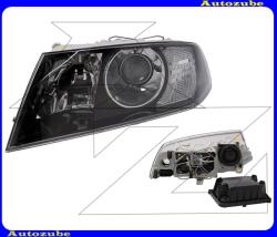 Skoda OCTAVIA 2 2004.06-2009.09 /1Z/ Fényszóró bal XENON, fekete házas (D1S/H1) motorral (izzó és elektronika nélkül) DEPO R 665-1111L-LEHM2